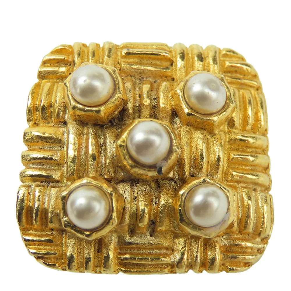 CHANEL Gold Earrings
